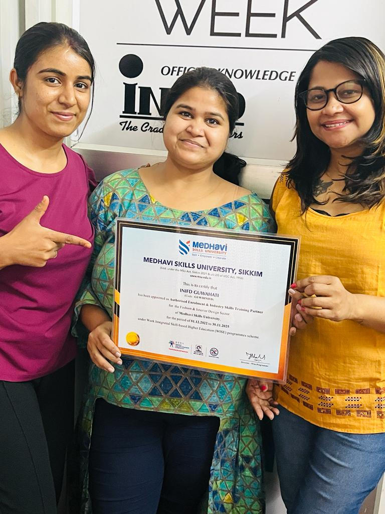 NSDC, Medhavi Skills University, and INIFD Established a Tripartite Alliance to Promote Skills-Based Education in the Fashion and Interior Design Fields.